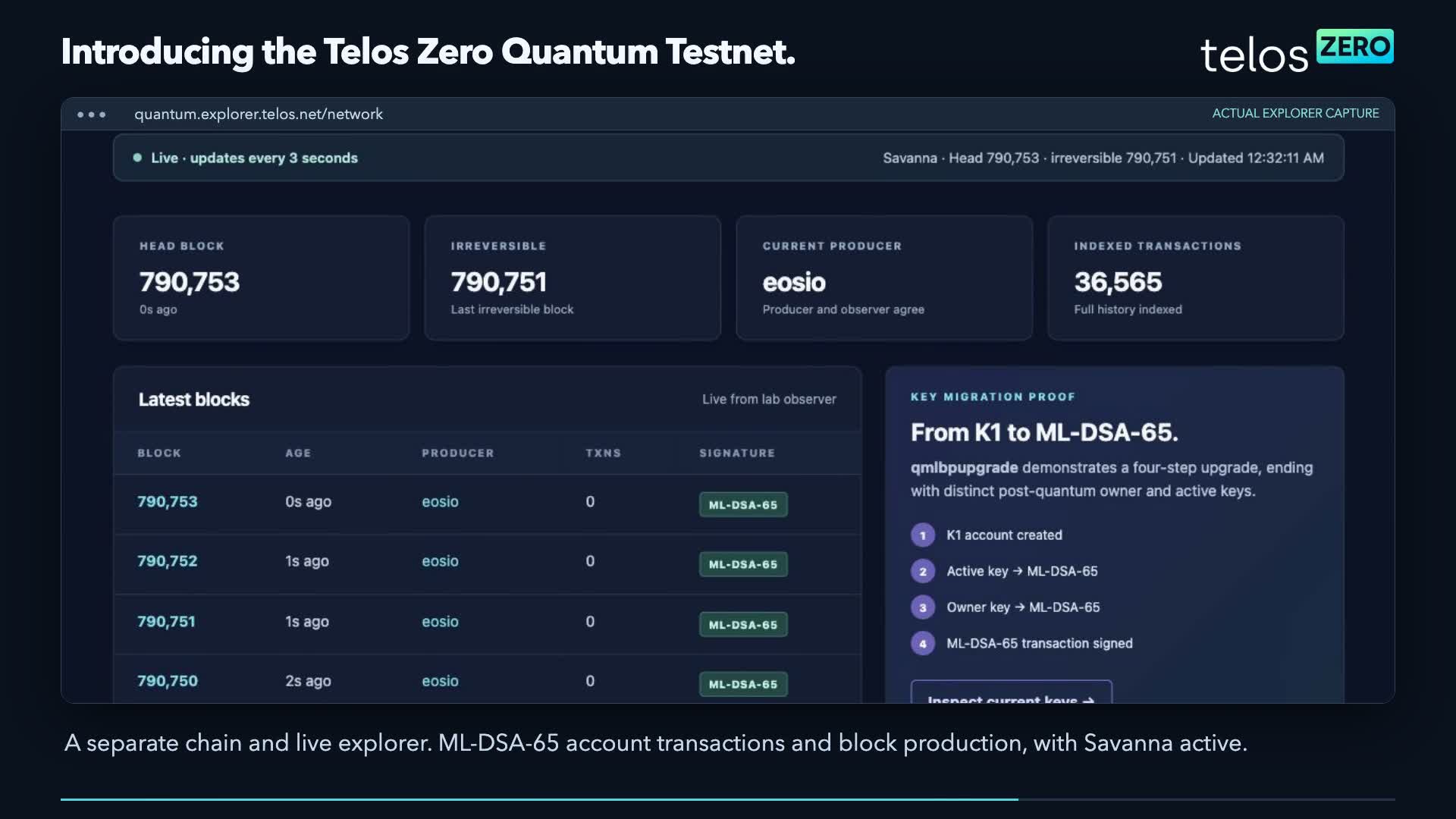 Telos now has its own quantum testnet